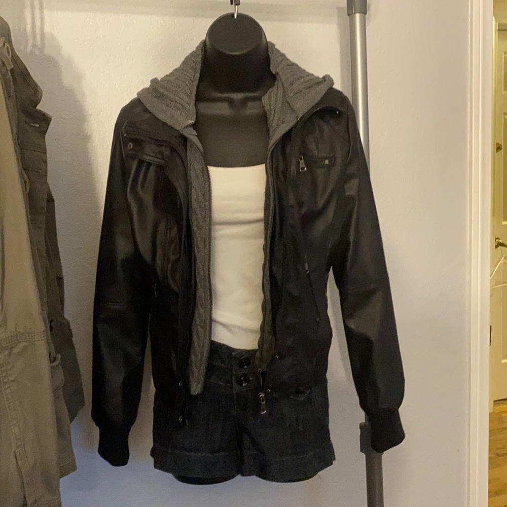 Black Pleather Jacket